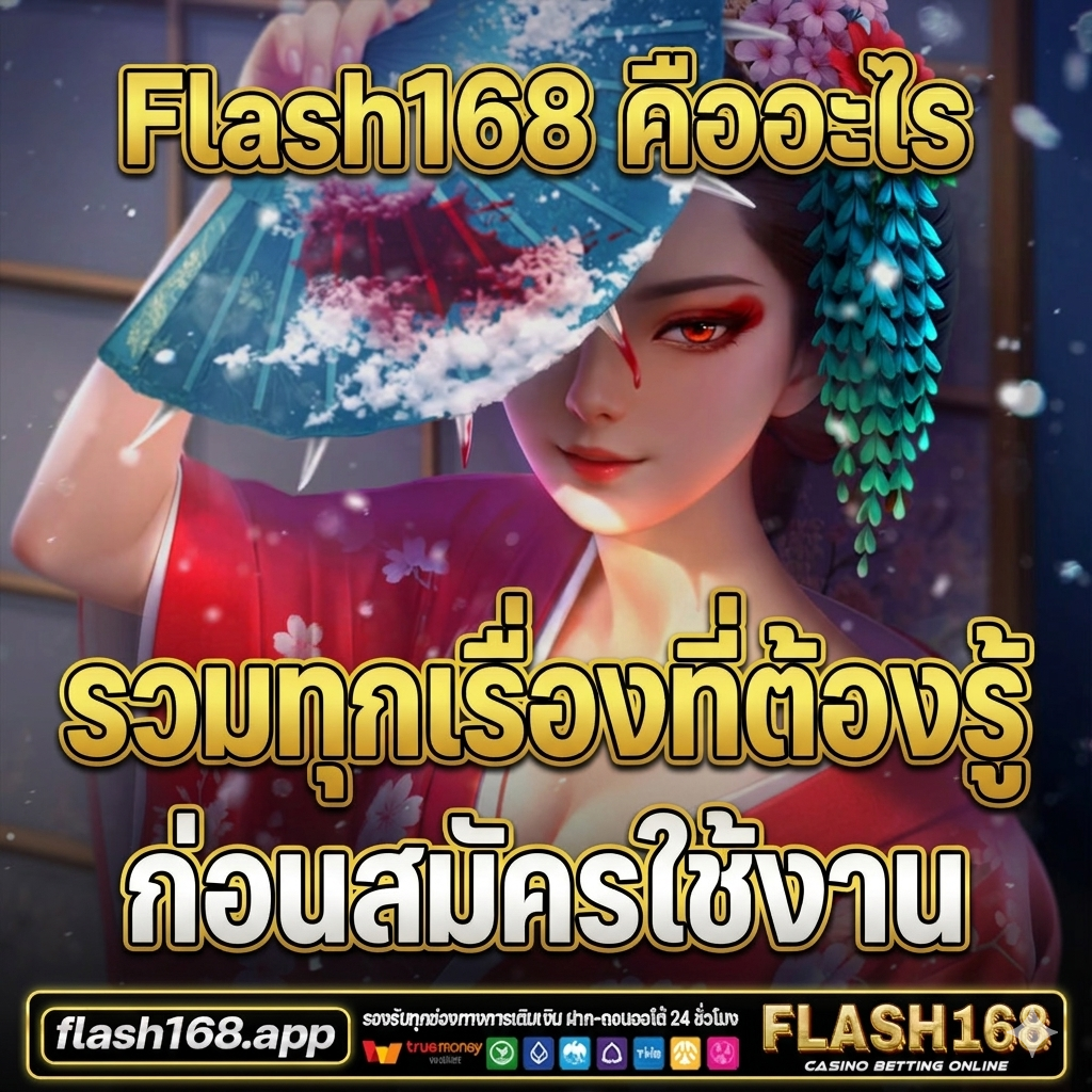 Flash168 คืออะไร รวมทุกเรื่องที่ต้องรู้ก่อนสมัครใช้งาน