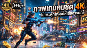 ภาพเกมคมชัด 4K ไม่กระตุกสะดุดให้เสียอารมณ์