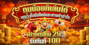 ทุนน้อยก็เล่นได้ เหมาะทั้งมือใหม่และสายทำกำไร